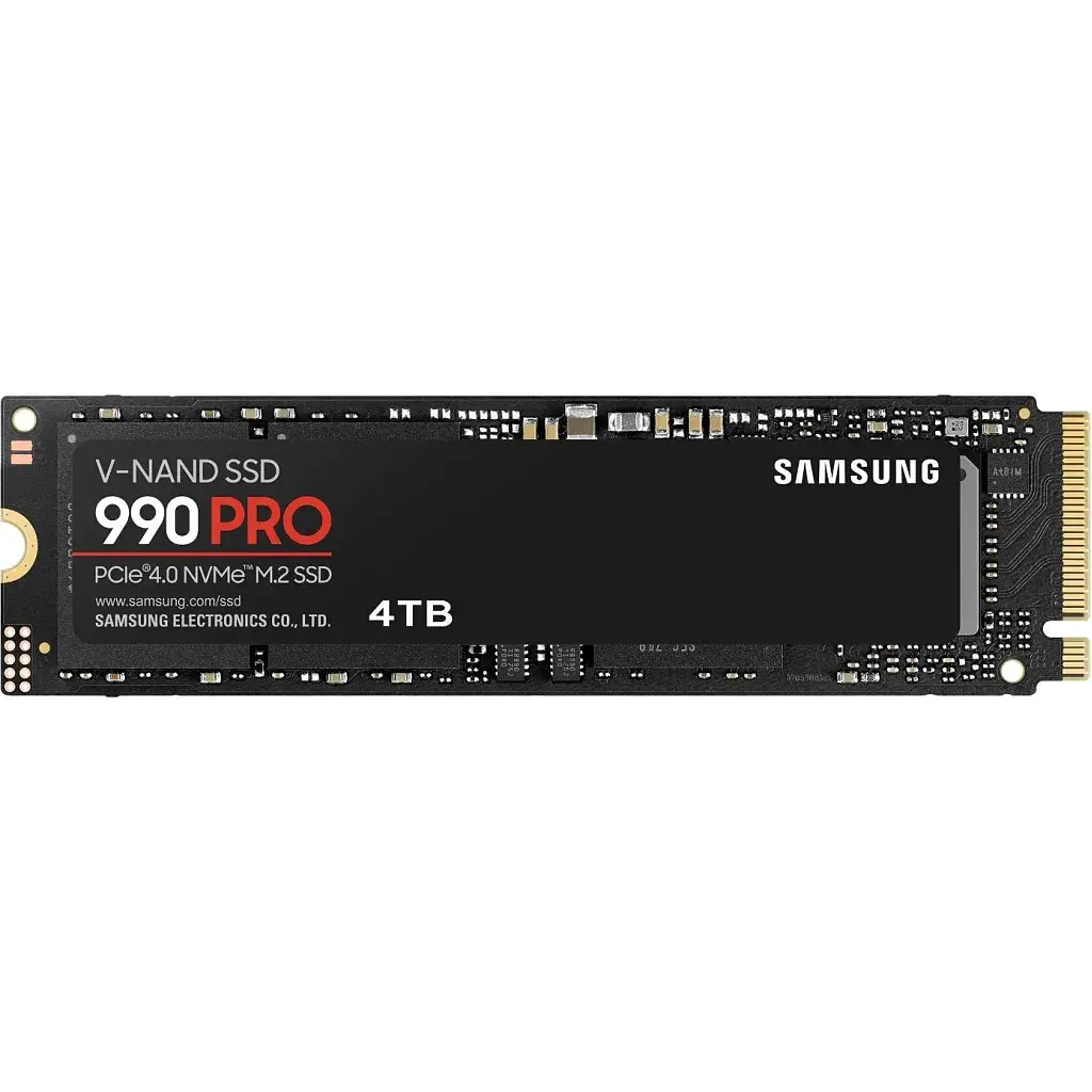 Накопичувач SSD M.2 2280 4TB 990 PRO Samsung (MZ-V9P4T0BW)