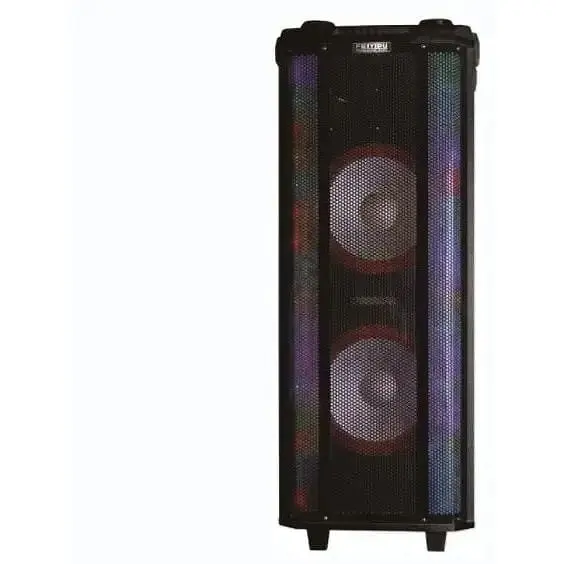 Аккумуляторная акустическая система XPRO HS-TD1070 колонка чемодан 180Вт USB SD FM радио Bluetooth 2 радиомикрофона ДУ (MER-15692) - фото 5