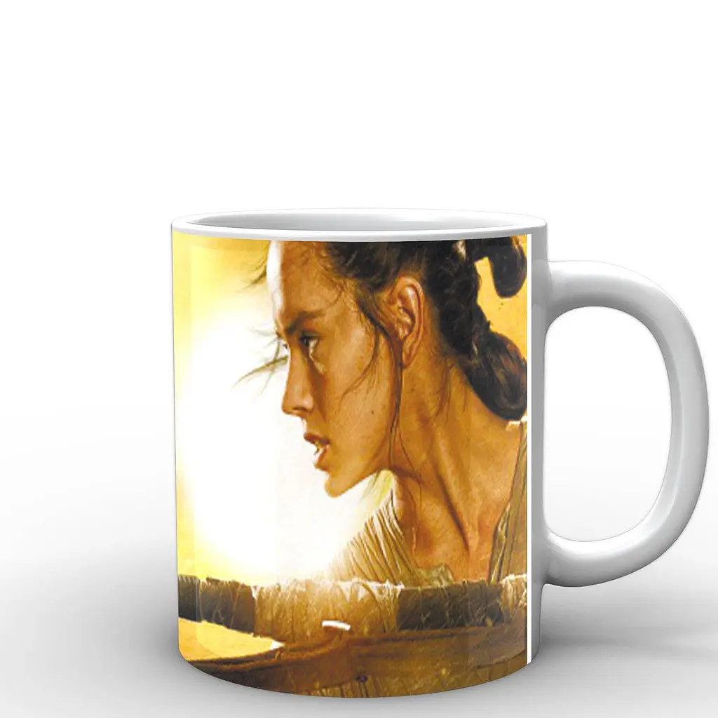 Кружка GeekLand Star Wars Rey 2 SW.002.38 330 мл белая - фото 3