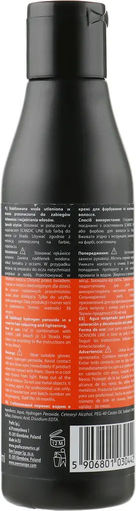 Окислювач для волосся Profis Scandic Line Oxydant Creme 1.9% 150 мл - фото 2
