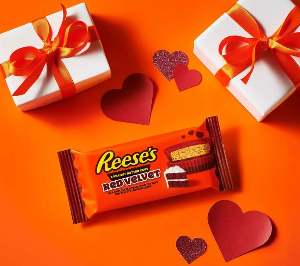 Цукерки Reese's Red Velvet Peanut Butter Cups 40г - фото 5