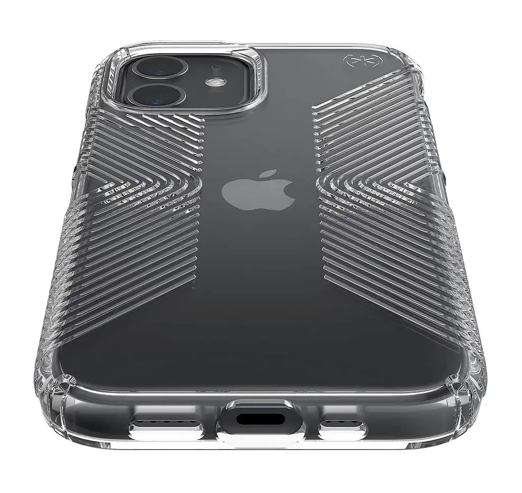 Чохол прозорий протиударний з антимікробним покриттям Speck Presidio Clear Grip для Apple iPhone 12 Mini (5.4") - фото 5