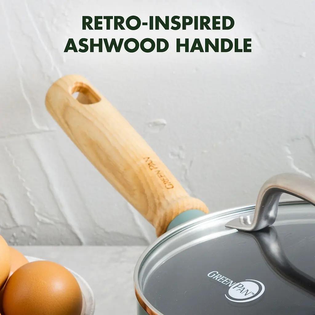 Набір ковшів GreenPan Mayflower з кришками 3 предмети (CC001595-001) - фото 4