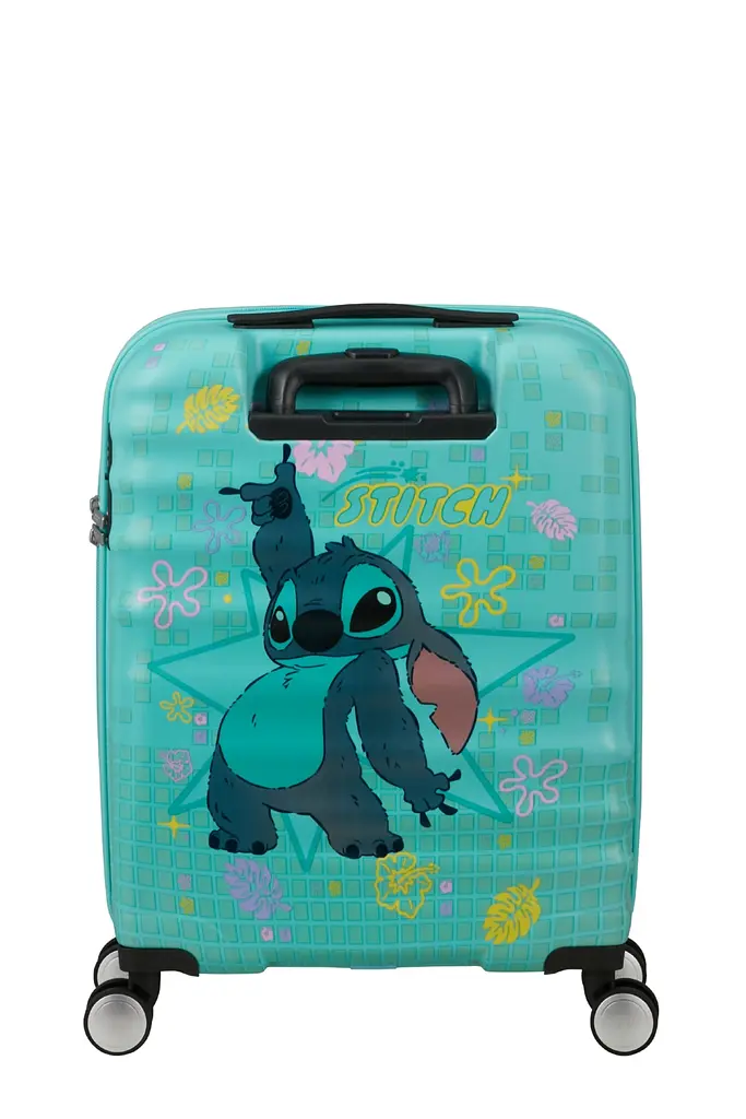Валіза American Tourister WAVEBREAKER DISNEY 55 см STITCH FLOWER 55x40x20 31C*57017 - фото 3