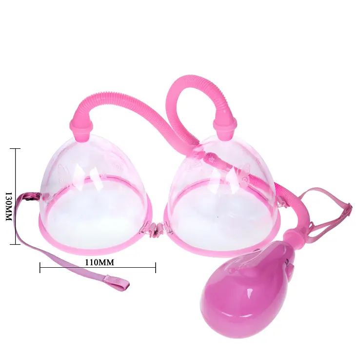Вакуумна помпа для грудей - Breast Pump Enlarge With Twin Cups Vibrating - фото 6