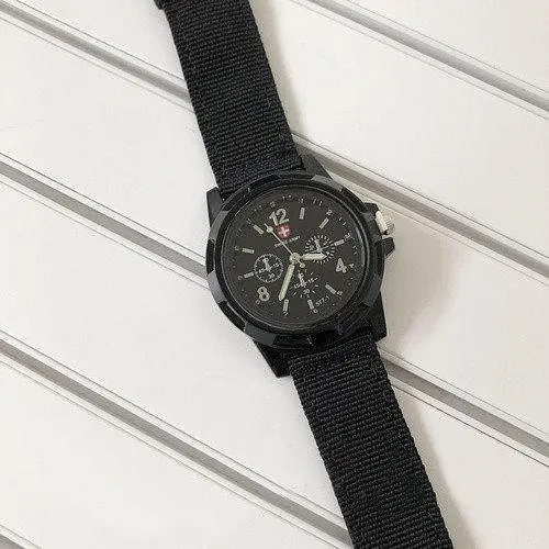 Наручний годинник чоловічий Swiss Army Чорний (IBW750B) - фото 5