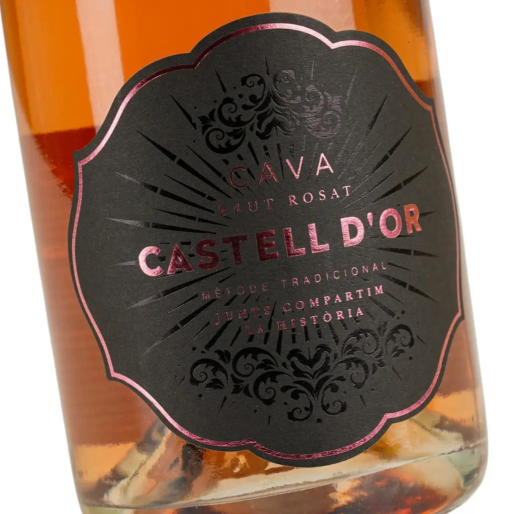 Вино ігристе Castell d’Or Cava Brut Rose рожеве брют 0.75 л - фото 5