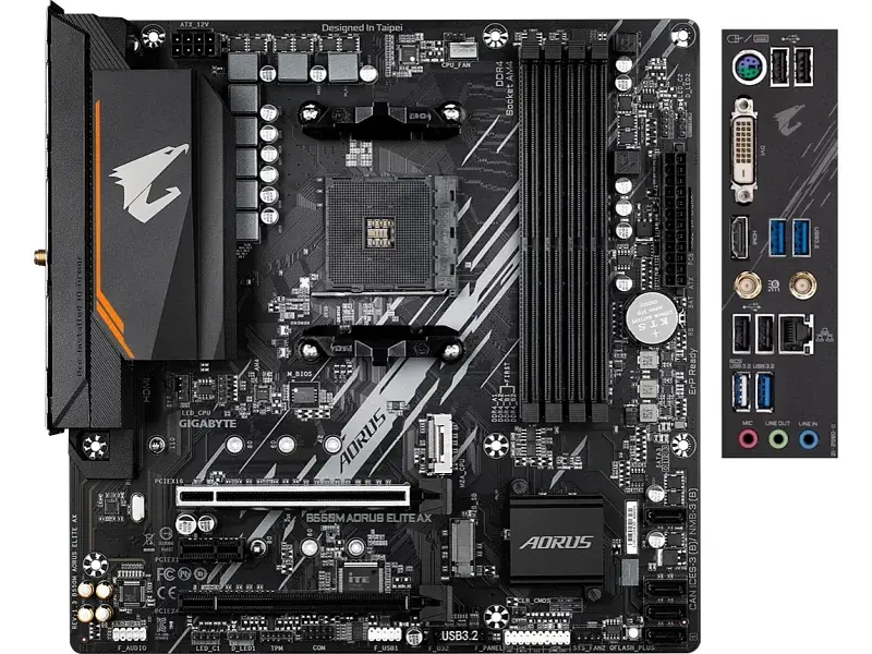 Материнская плата Gigabyte B550M AORUS ELITE AX
