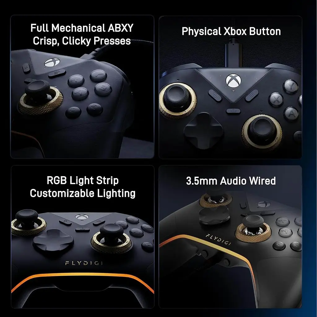 Геймпад Flydigi Vader 5S провідний для Xbox Series X|S, Xbox One, Windows 10/11 - фото 5