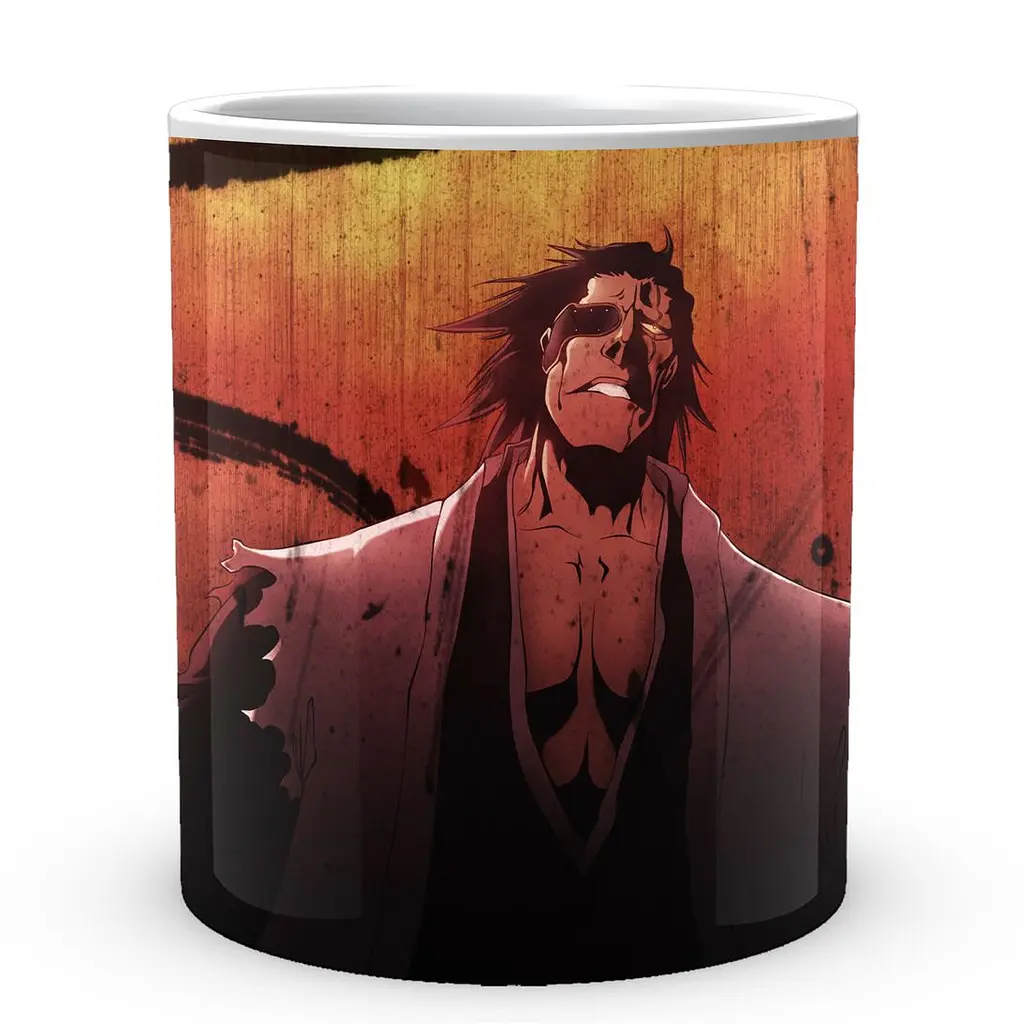 Кружка GeekLand Блич Bleach Кенпачи Зараки BL.02.027 330 мл белая - фото 2
