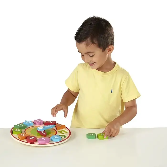 Дерев'яний годинник-сортер Melissa & Doug (MD18593) - фото 5