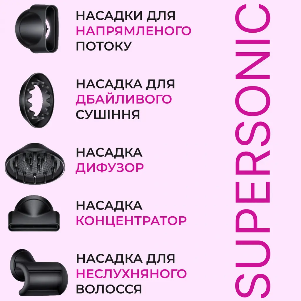 Фен Smart-X Magic Hair Supersonic PH770V - фото 5