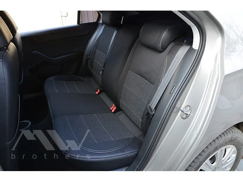 Авточохли модельні MW Brothers для Skoda Rapid c 2012 - фото 5