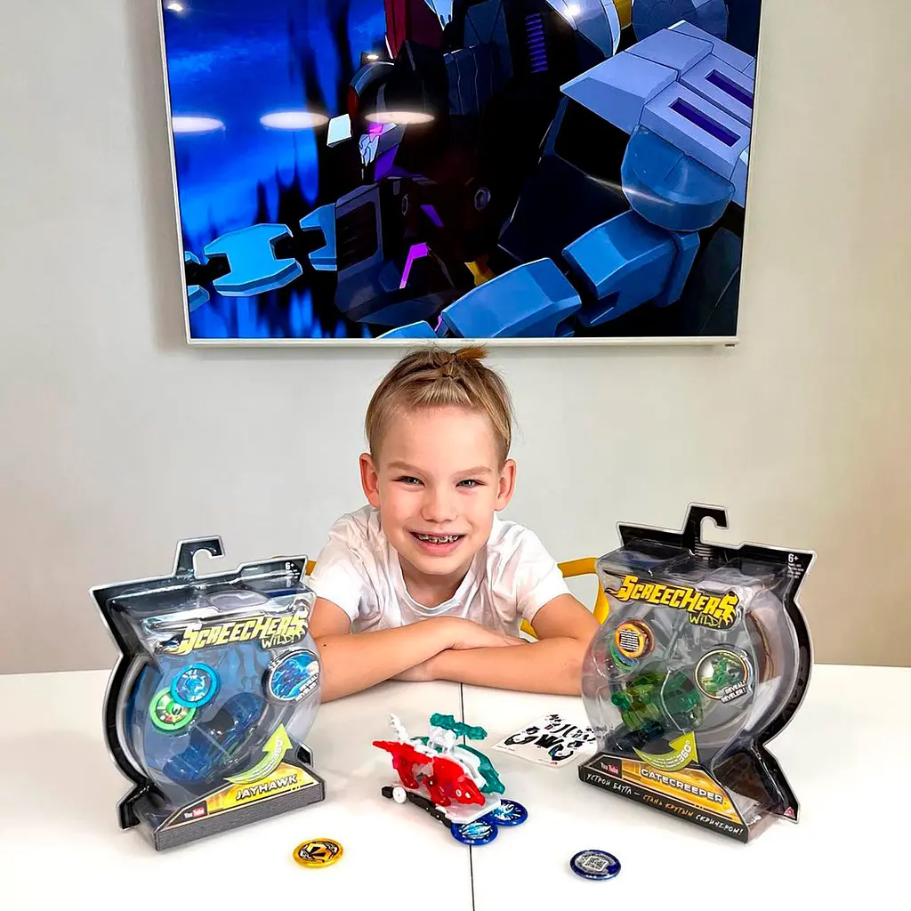 Машинка-трансформер Screechers Wild L1 Джейхок (EU683111) - фото 6