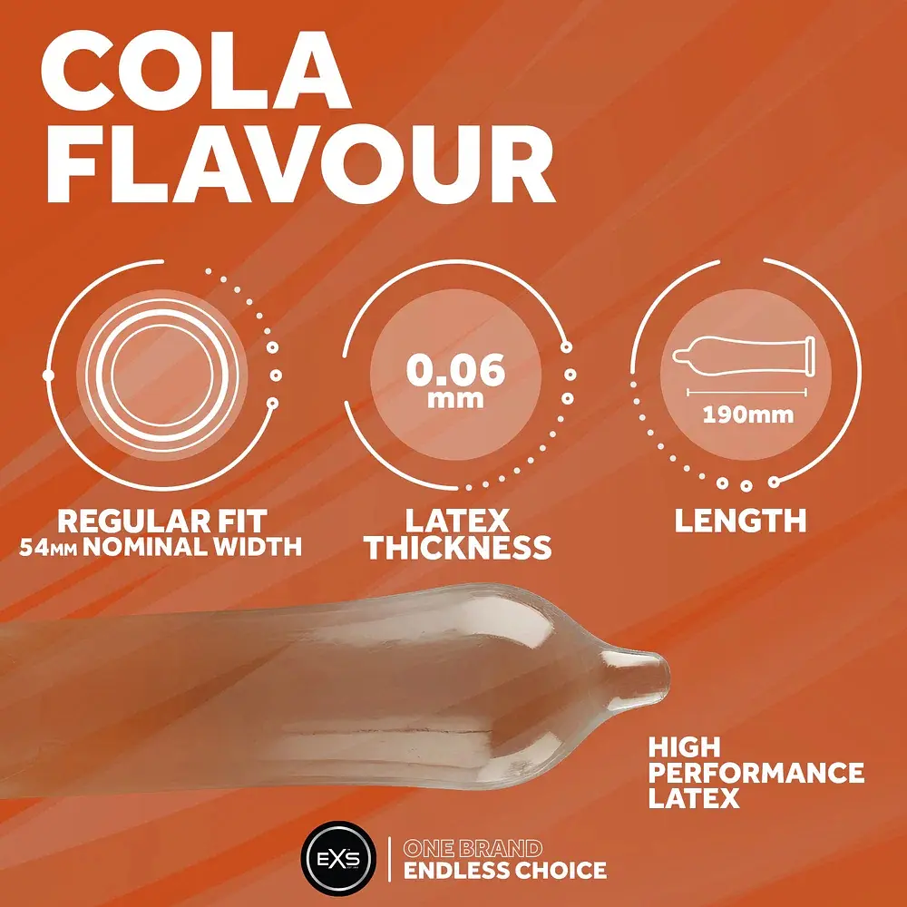 Презерватив - EXS Cola Flavour Condom 1 шт 81240005719 104688 - фото 2