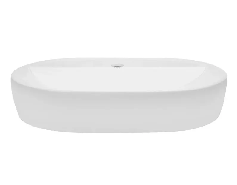 Комплект Qtap Scorpio: Раковина накладная овальная 600х400х120 мм White + Донный клапан PU02 (QT14112203WN47315) - фото 2
