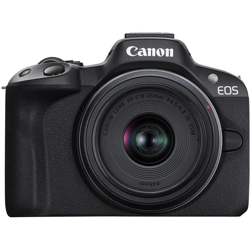 Цифровий фотоапарат Canon EOS R50 + RF-S 18-45 IS STM Black Creator Kit (5811C036) - фото 4