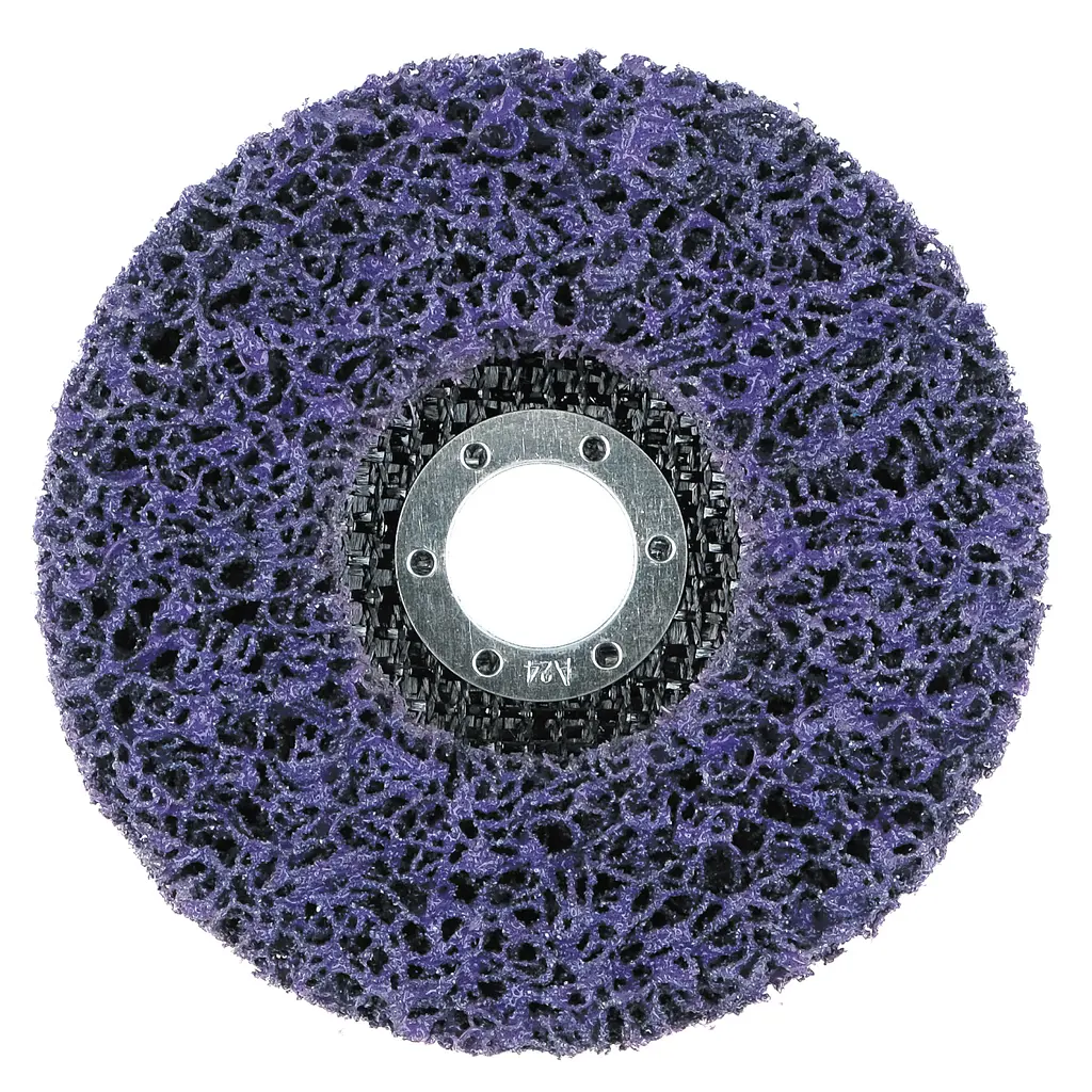 Зачисний круг нетканий жорсткий Polax 125 х 22,23 мм (54-106) - фото 2