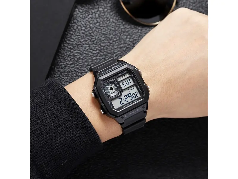 Годинник наручний 1998BK Black. Skmei acs0030421 - фото 4