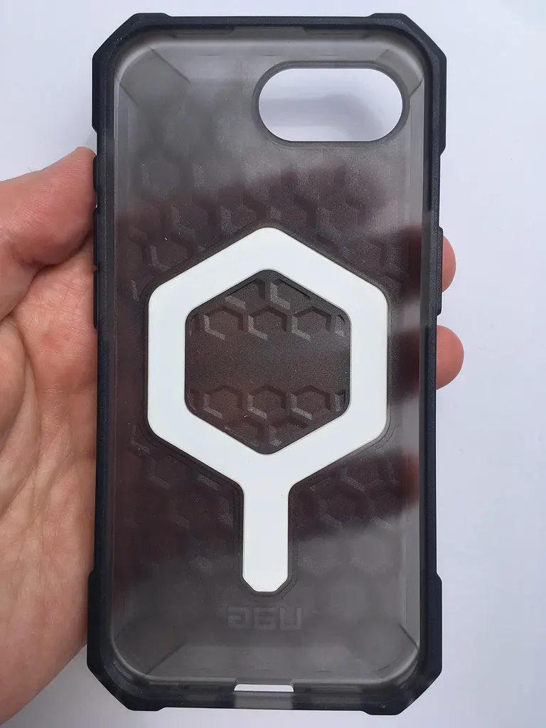 Оригінальний протиударний чохол iPhone 16e / 17e UAG Essential Armor MagSafe ASH 114496113131 - фото 8