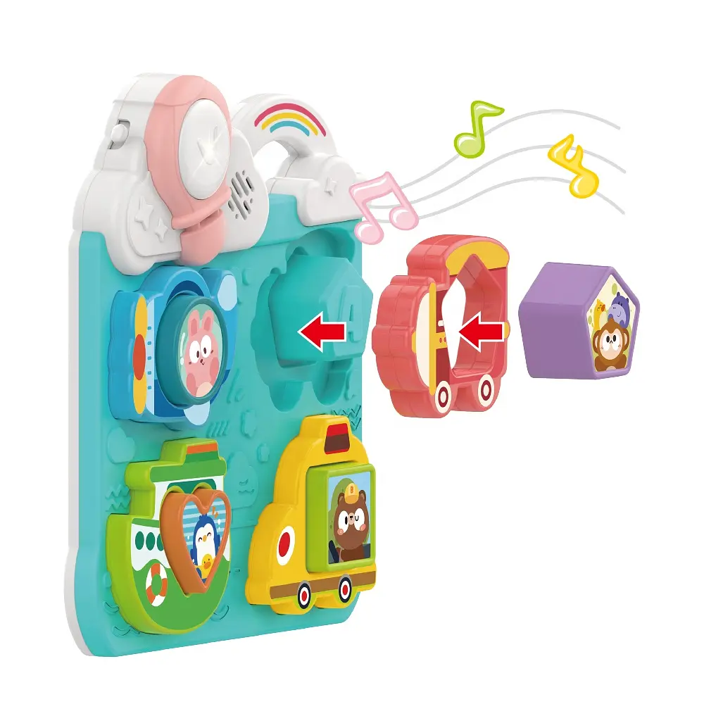 Бізіборд WToys Цікаві подорожі українська озвучка, 15 пісень, 8 казок, сортер - фото 2