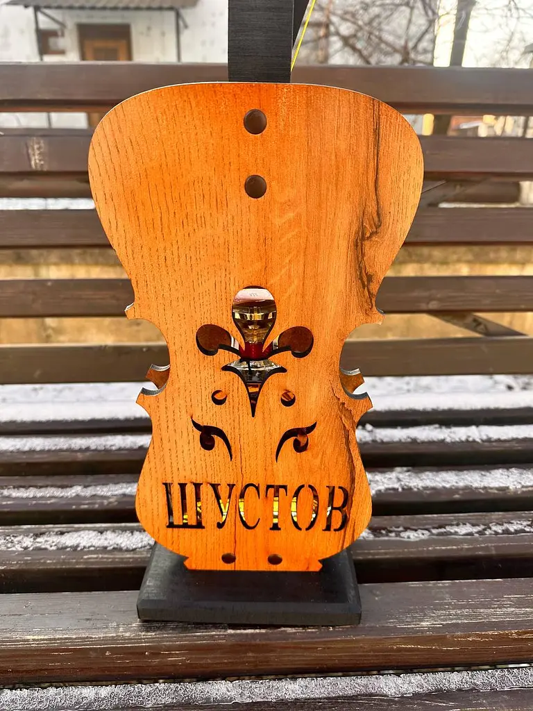 Сувенірна скрипка Наполеон з коньяком та чарками 61 см - фото 9