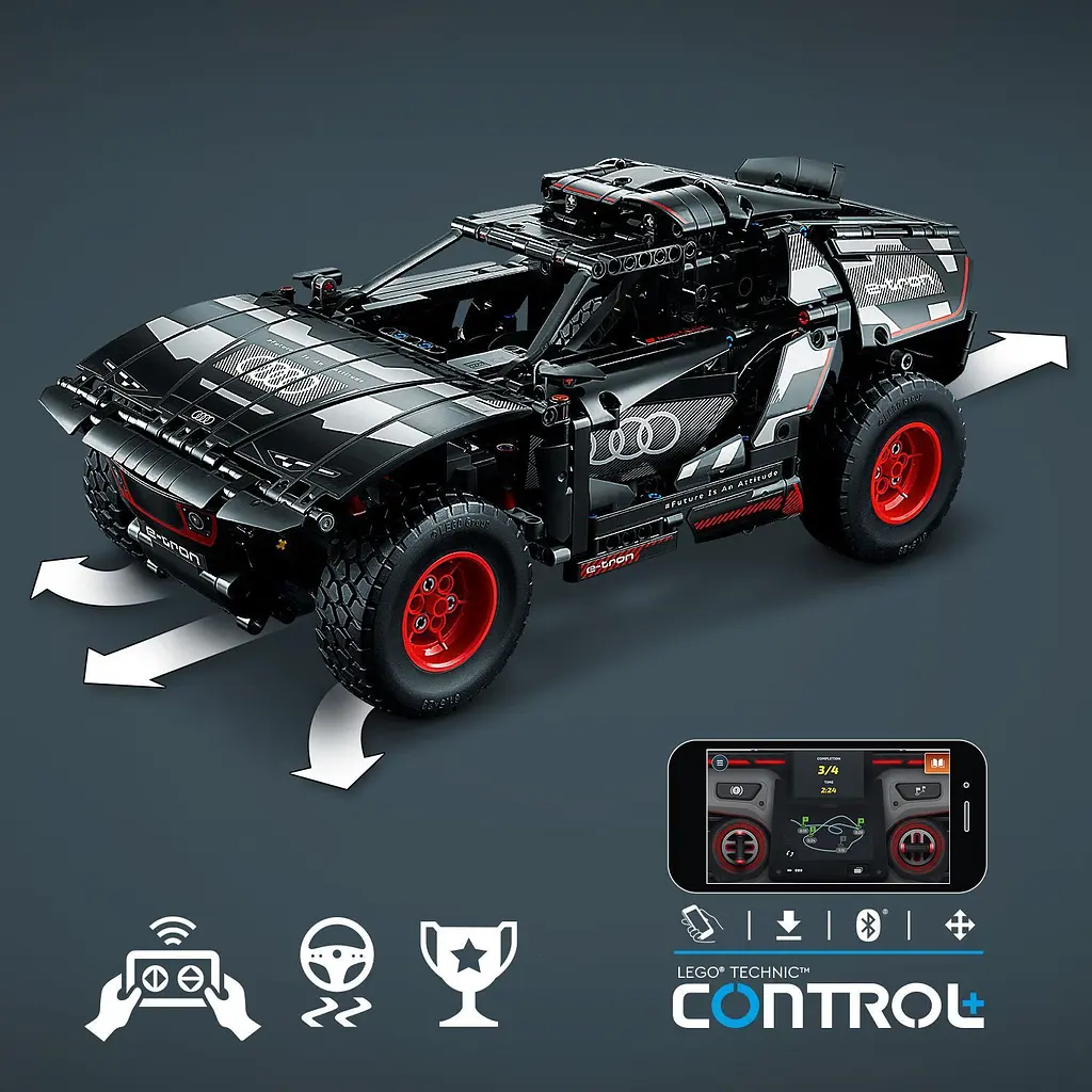 Конструктор LEGO Technic Audi RS Q e-tron 914 деталей (42160) - фото 7