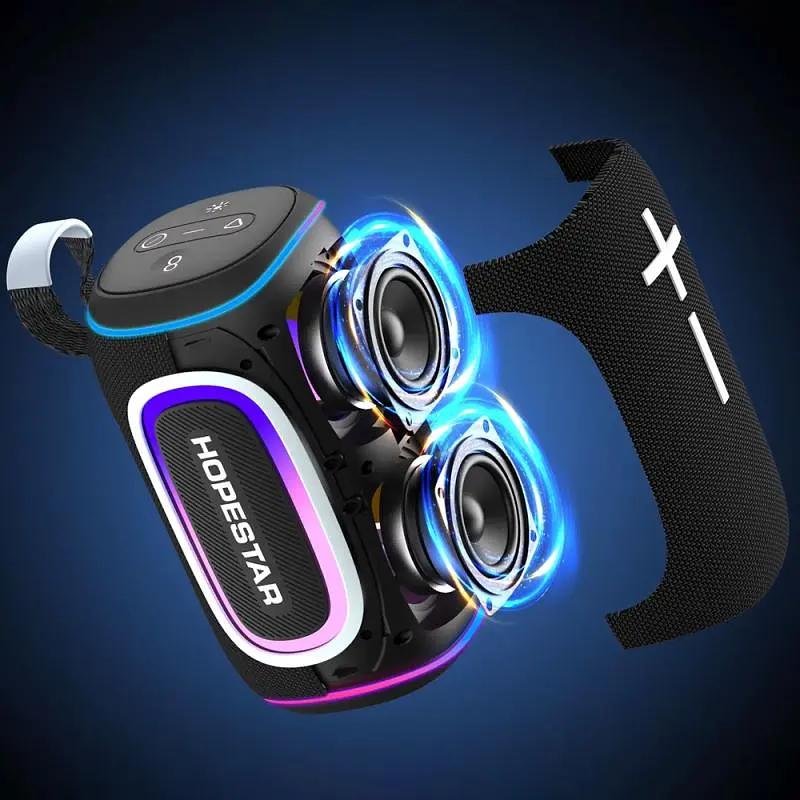 Bluetooth колонка P62 20W Black Hopestar teh0029756 - фото 2