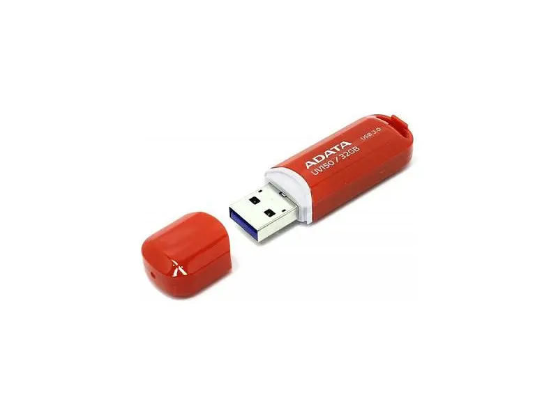 USB флеш накопичувач ADATA 32 GB UV150 Red (AUV150-32G-RRD) - фото 2