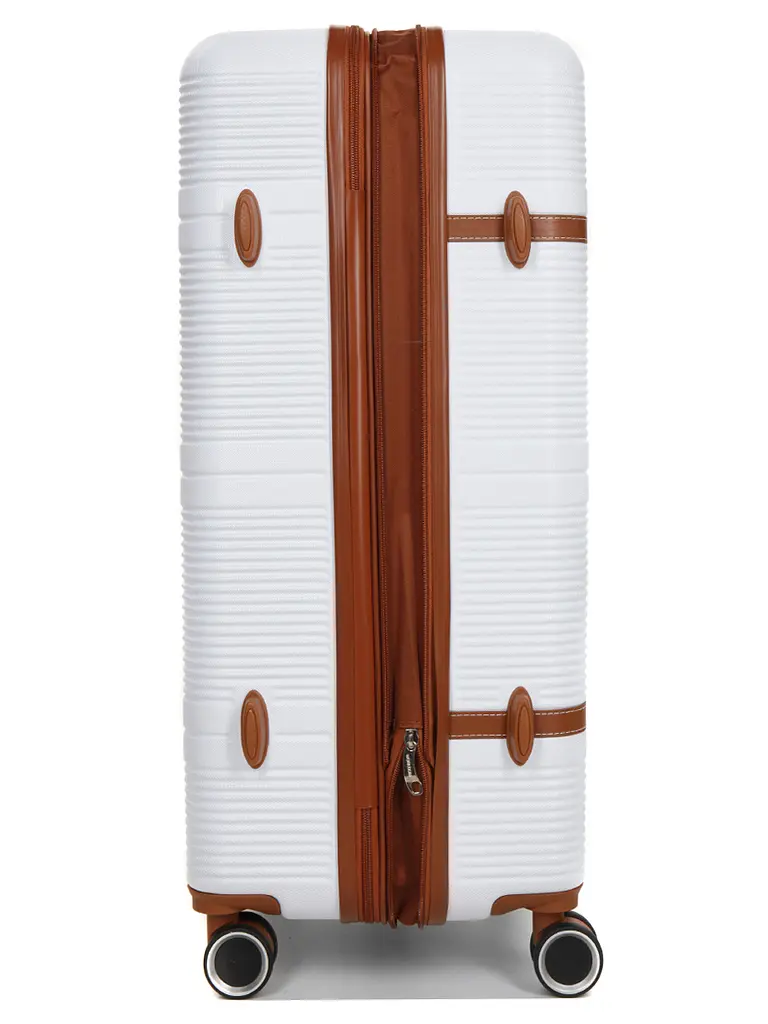 Валіза велика L ABS-пластик Worldline Airtex 629 76×52×30см 110л Біла - фото 7