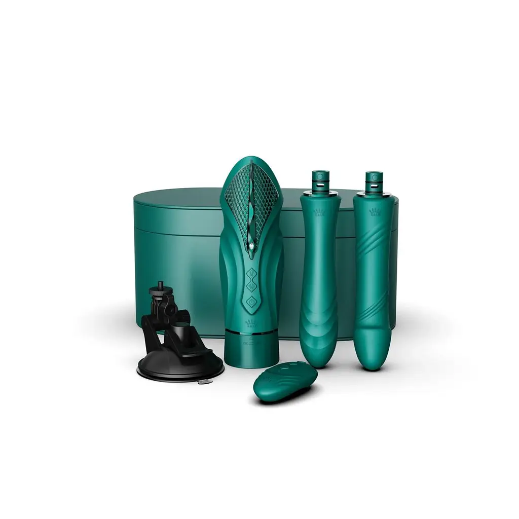 Компактна сексмашина Zalo - Sesh Turquoise Green - фото 2