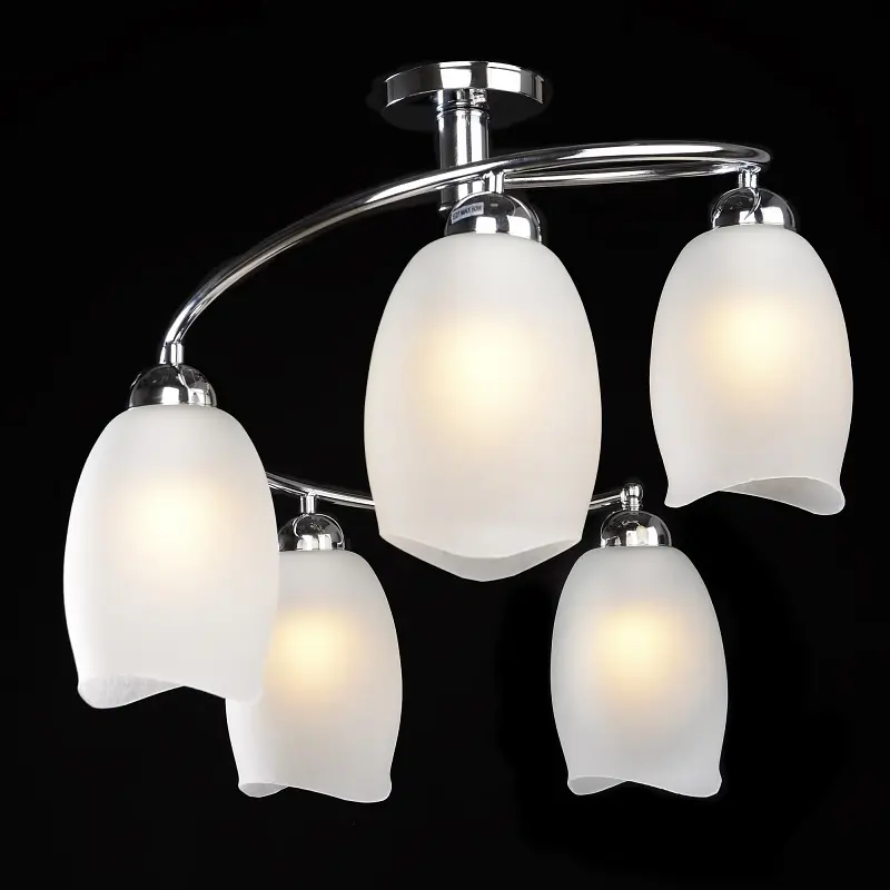 Люстра потолочная Brille классическая E27 60W CH (LK-267C/5) - фото 4