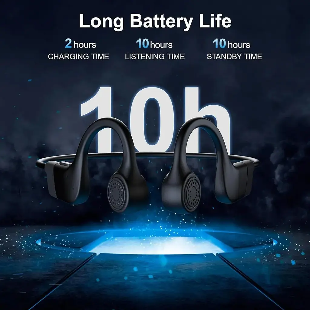 Бездротові навушники Hanmer Bone Conduction Bluetooth водонепроникні - фото 3