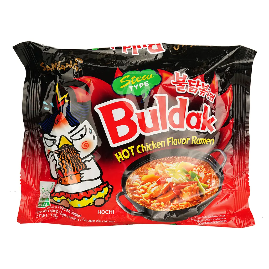 Лапша быстрого приготовления Samyang гуляш с тушеной курицей 145 г - фото 2