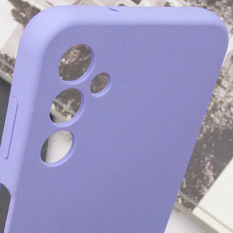 Чохол Silicone Cover Lakshmi Full Camera (AAA) для Samsung Galaxy A05s Бузковий / Dasheen - фото 6