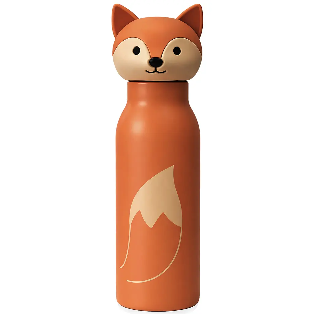Дитяча термопляшка Zazu Лисеня 400 мл (ZA-BOTTLE-03)