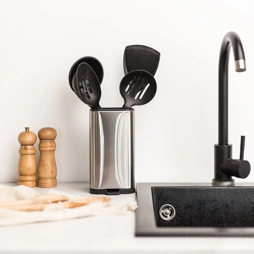 Органайзер для кухонного приладдя МВМ My Home, нержавіюча сталь (KP-66 SS/BLACK) - фото 3