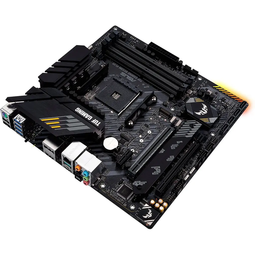 Материнская плата Asus TUF Gaming B550M-PLUS sAM4 B550 4xDDR4 M.2 HDMI DP mATX - фото 5