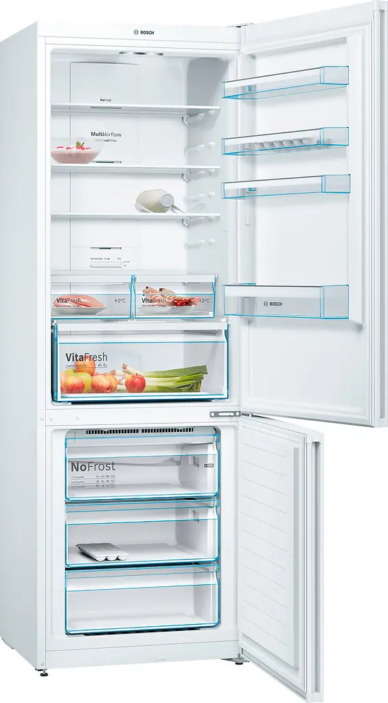Холодильник із нижньою морозильною камерою Bosch KGN49XW306 білий (KGN49XW306) - фото 2