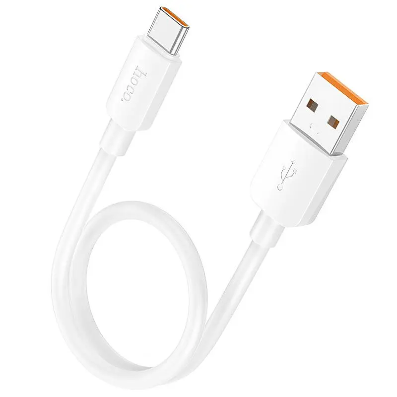 Дата кабель Hoco X96 Hyper USB to Type-C 100W (0.25m) White - фото 4