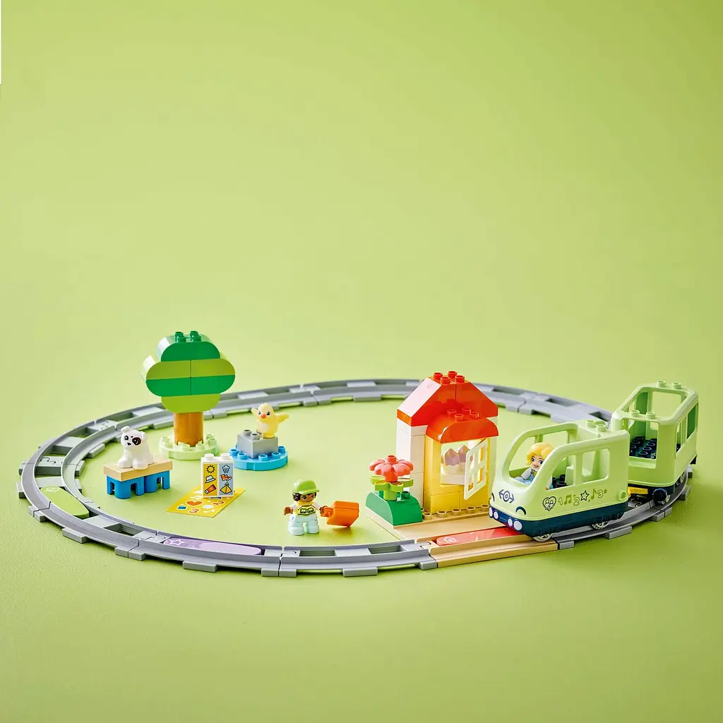 Конструктор LEGO DUPLO Інтерактивний пригодницький потяг 57 деталей (10427) - фото 6