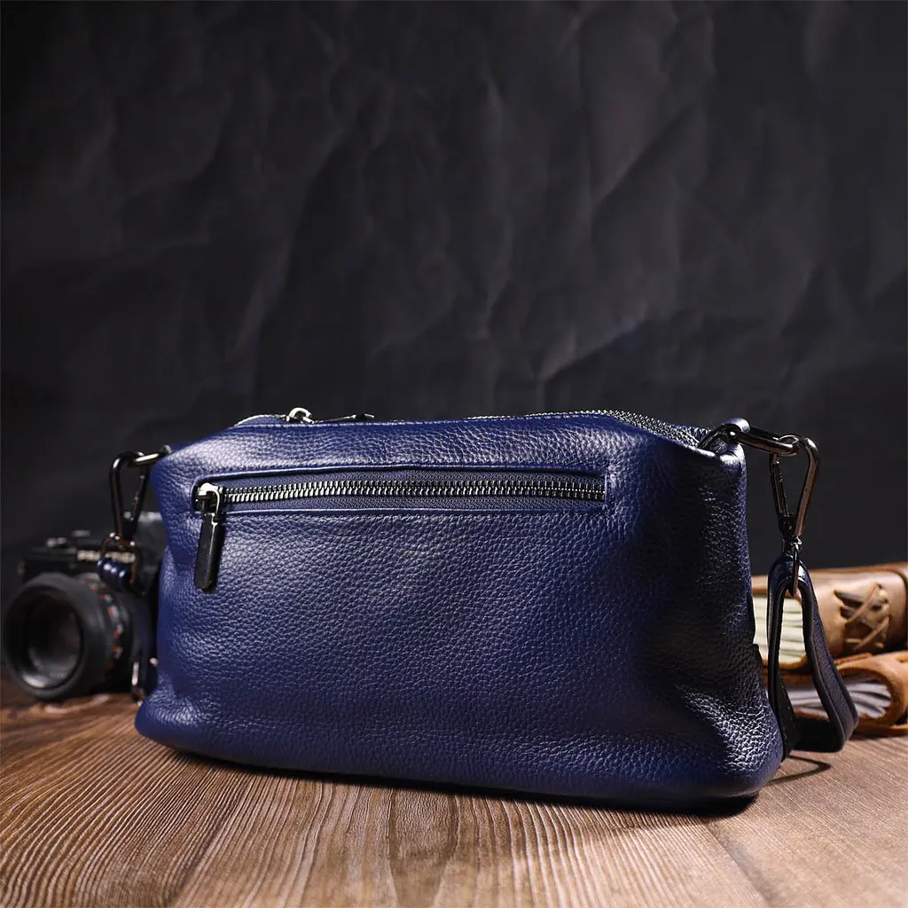 Жіноча шкіряна сумка Vintage 27х12х9.5 см sum0022737 - фото 8