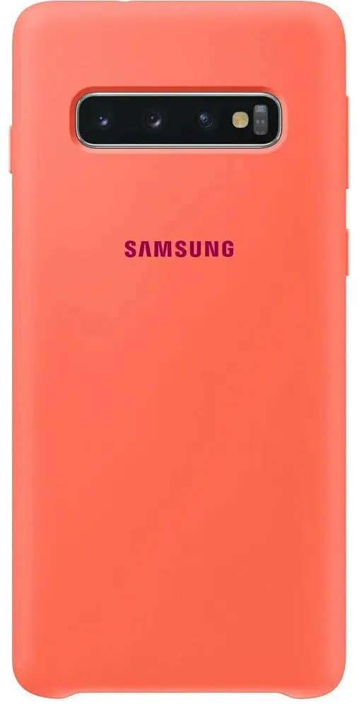 Чохол силіконовий Silicone Cover EF-PG973THEGRU для Samsung Galaxy S10 (6.1") Coral