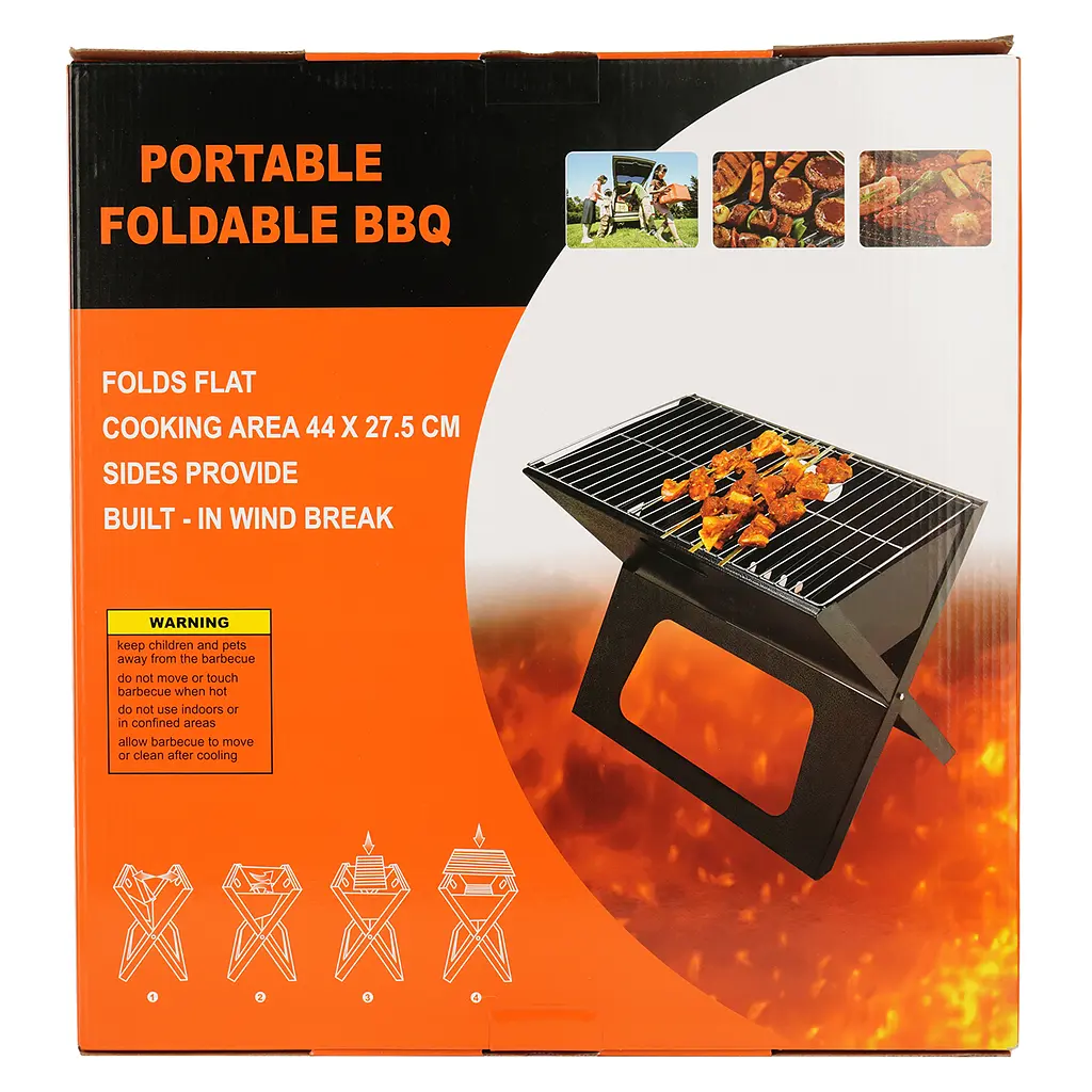 Мангал BBQ розкладний 66.5х30.5 см (958545) - фото 8