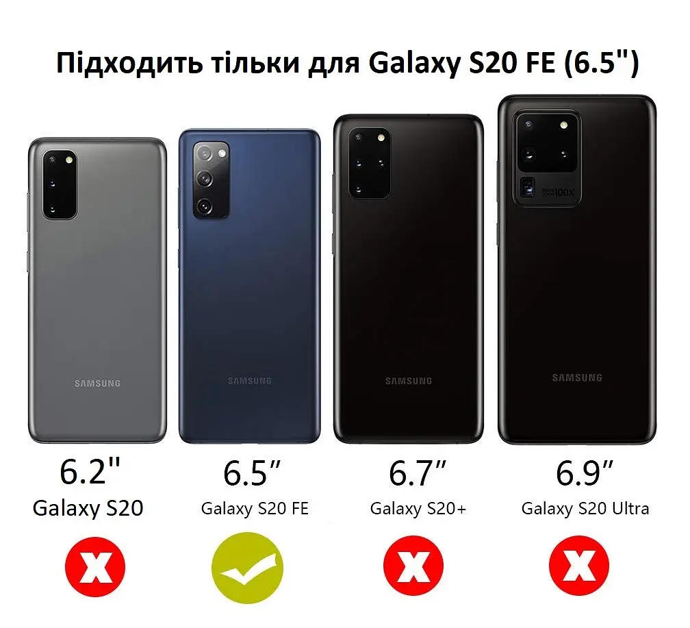 Чохол протиударний OtterBox Symmetry Series 77-81086 для Samsung Galaxy S20 FE (6.5") Black - фото 4