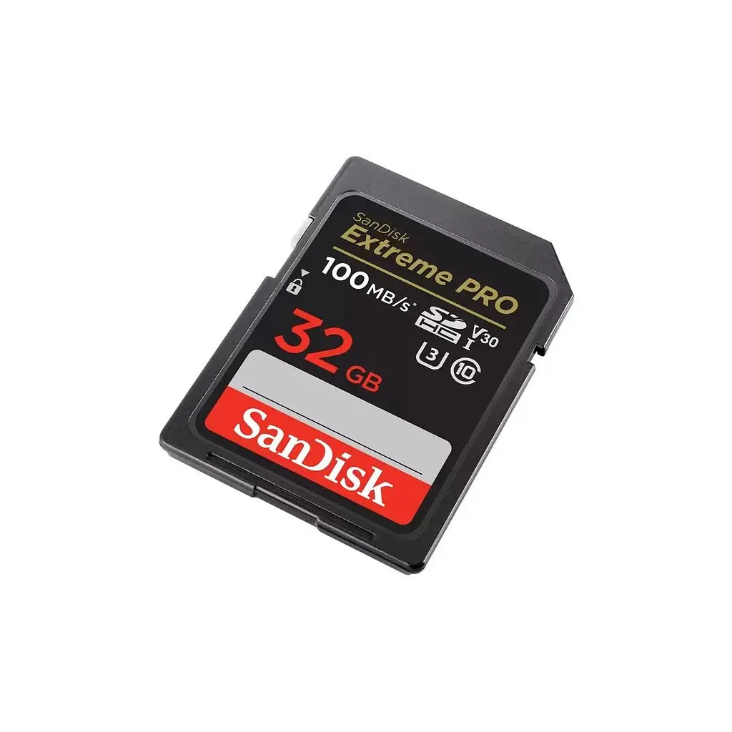 Карта пам'яті SanDisk 32GB SD class 10 UHS-I U3 V30 Extreme PRO (SDSDXXO-032G-GN4IN) - фото 2