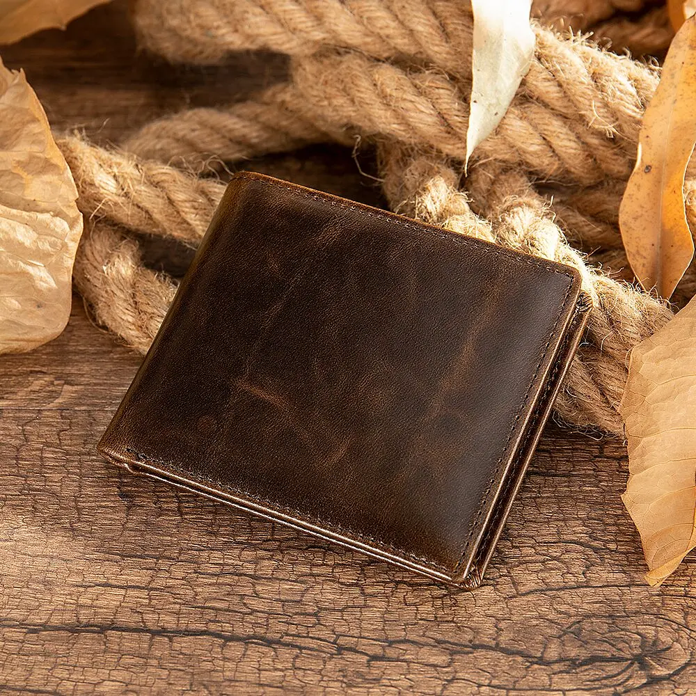 Чоловічий шкіряний гаманець Vintage 9х11х2.5 см acs0015023 - фото 3