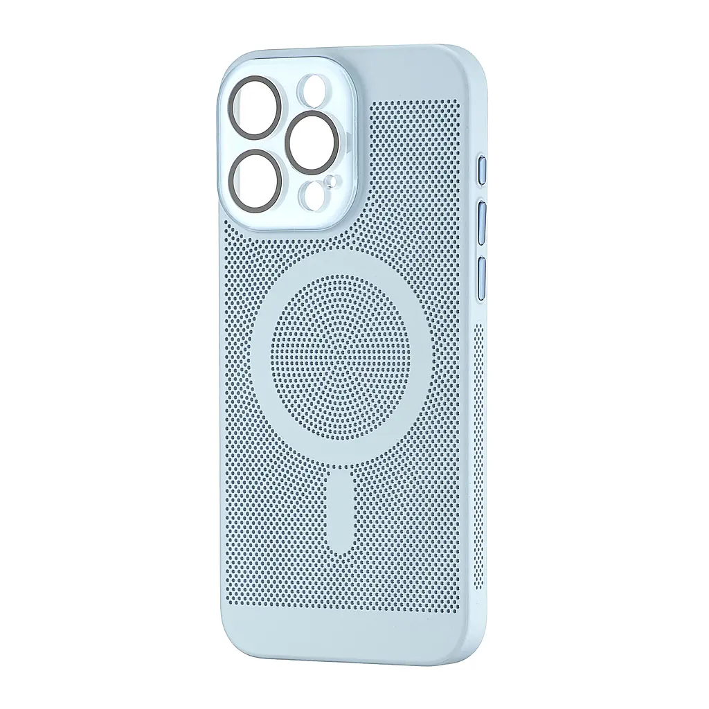 Чохол Perfomed with MagSafe Protected Camera iPhone 15 Pro Max Light Blue