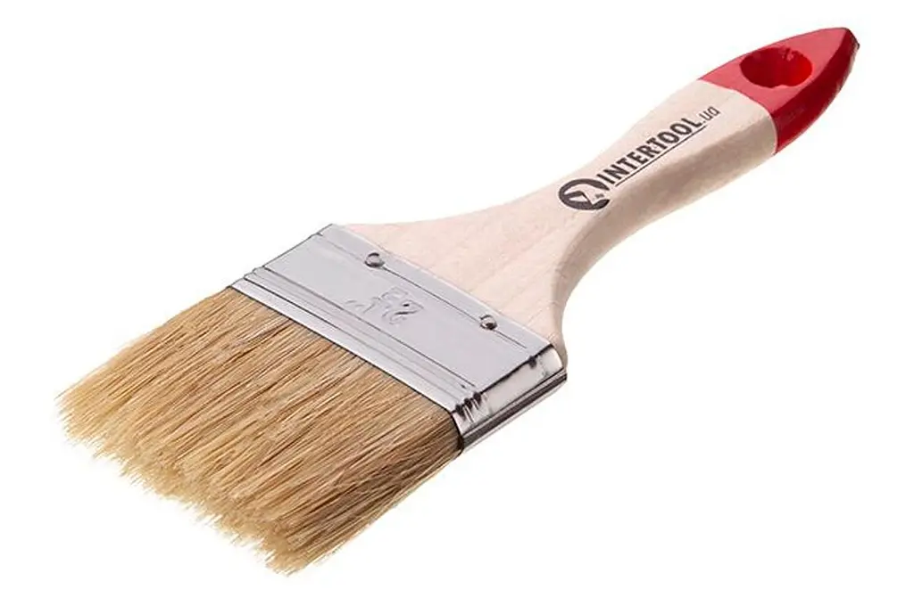 Пензель малярський плоский Intertool стандарт 2.5" KT-1263 - фото 2