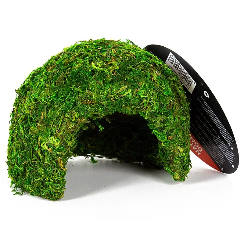 Схованка з моху Repti-Zoo Natural Mossy Dome S 11x10см ERS25S для тераріуму, рептилій і геконів, з живим мохом - фото 5